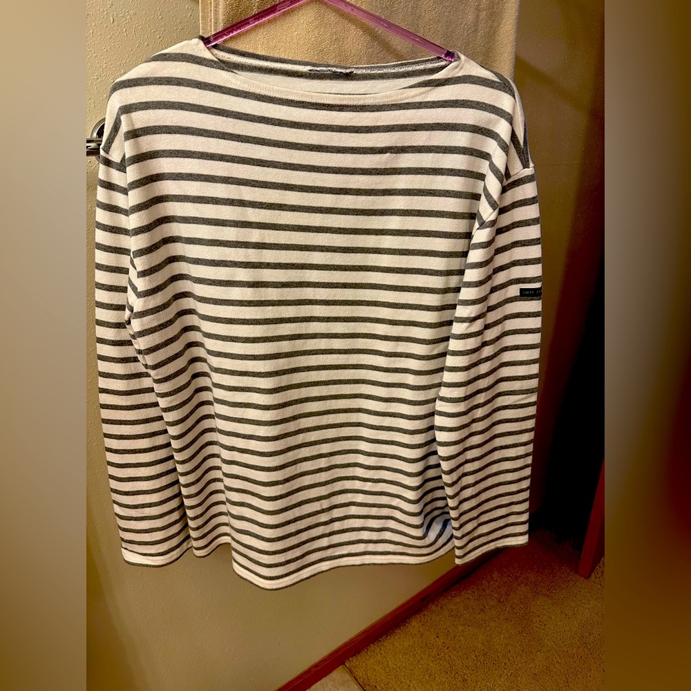 St James Breton Stripe Top Sz L